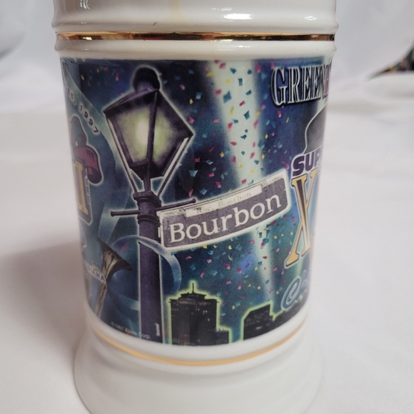 Greenbay Packers Superbowl XXXI  Championship Mug Stein - Picture 4 of 10